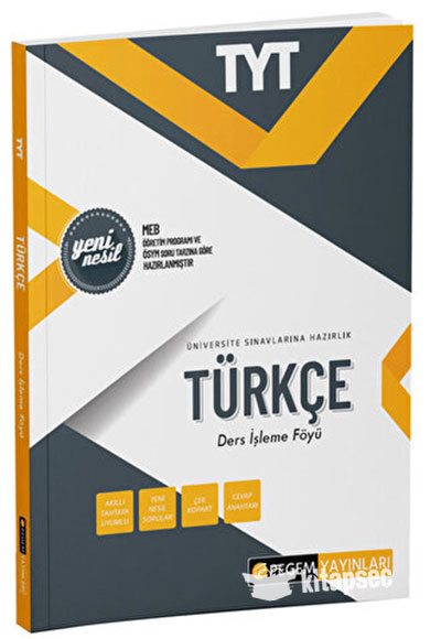 TYT Türkçe Ders İşleme Föyü Pegem Yayınları